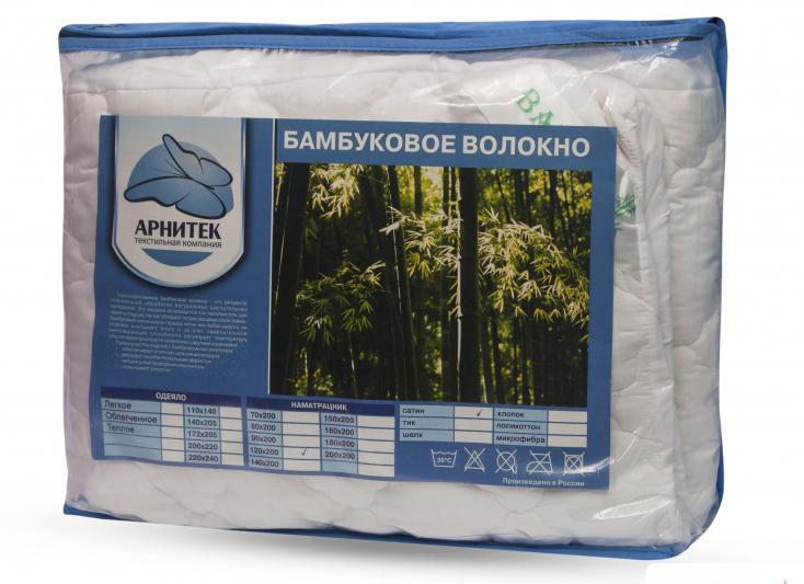 Наматрасник бамбуковое волокно, микрофибра  90*200 см  