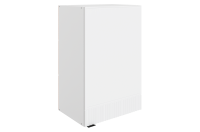 БАРИСТА Шкаф навесной L400 H720 (1 дв.гл ПРАВЫЙ) (белый/милк матовый) 