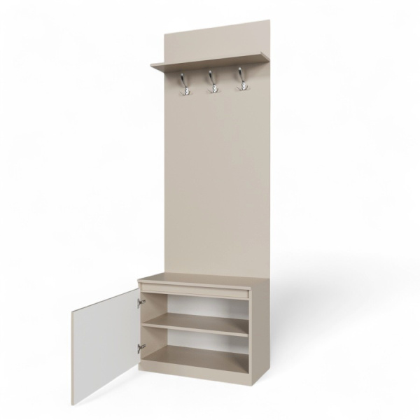 Прихожая Лофт Крючки (Кашемир)700*350*2100