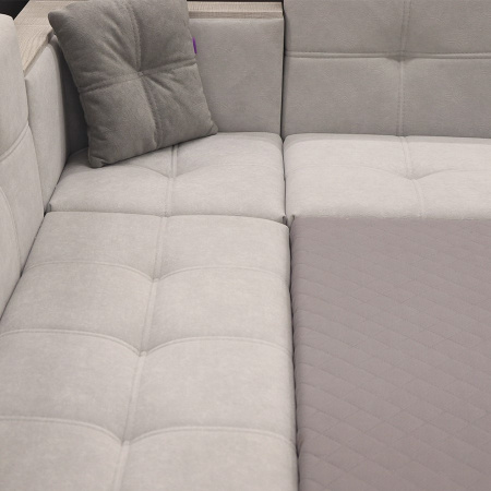 Кухонный уголок "Капучино 3-1" (левый) (Baly 6/Baly 7) мдф Дуб серый