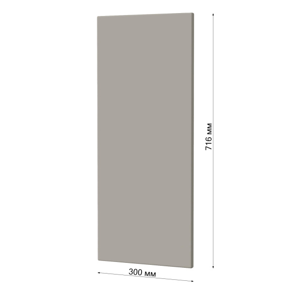 Фасад СЕРЫЙ МАТОВЫЙ 300