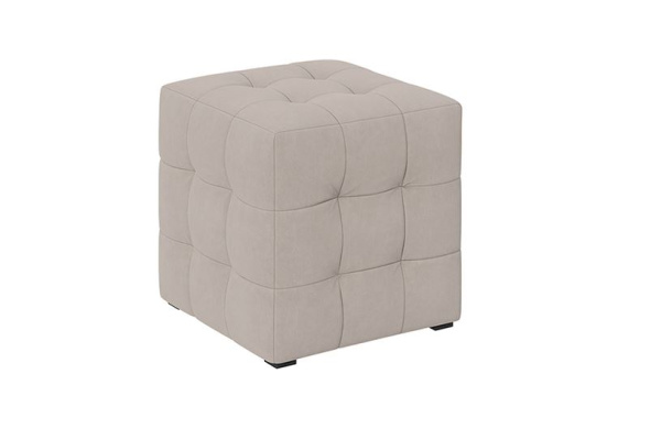 Пуф Тип 1 (Велюр Мокко светлый)