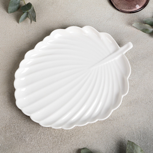 Блюдо для подачи "Бланш. Герань" 22.4 см   9216739