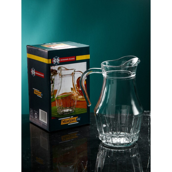 Кувшин «Марьян», 1.7 л, стекло, Иран 9244636