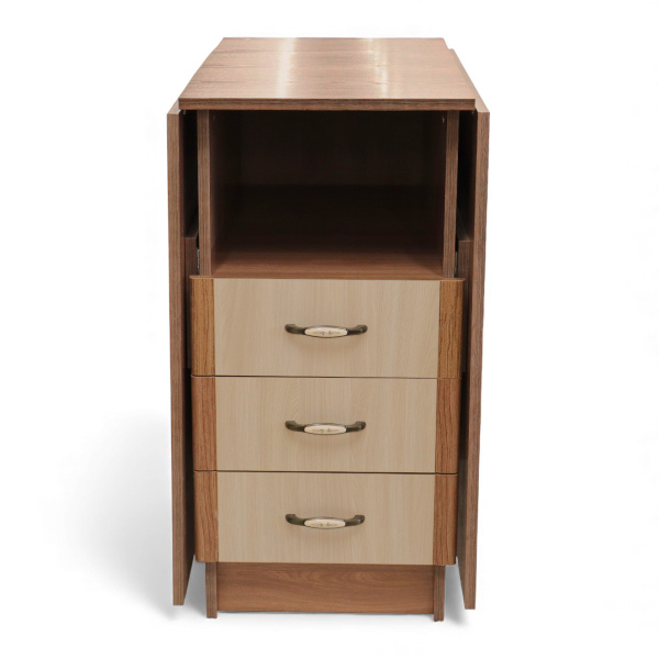 Стол-книжка с ящиками на 400 Ясень шимо темн+ясень шимо светл