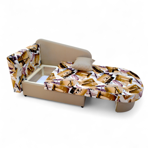 Диван-кровать "Лидер 1"  СITY MY 005 C-2/ MY 1079 C-2 ПРАВАЯ 