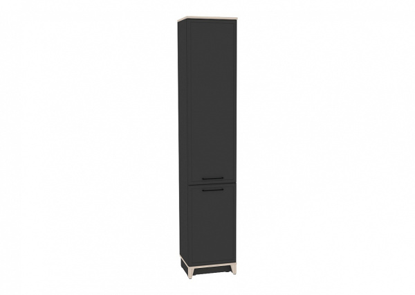 Aurelio 11 (гостиная) Шкаф для белья (02) (Антрацит/Блэквуд Сатиновый)