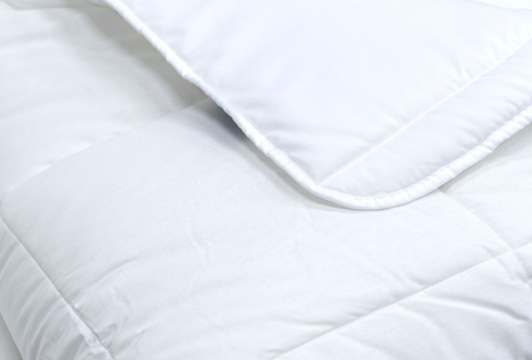 Одеяло стеганое двухстороннее "Comby Cotton" 205*140 Белый ОСХ_СС-12611у