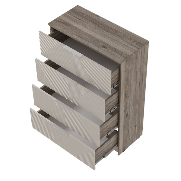 Эмилия Комод КМ-02 Дуб смоки/Айриш