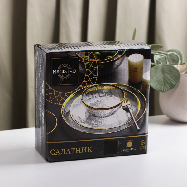 Салатник Magistro "Алькор" 465мл,  15х7 см   9038797