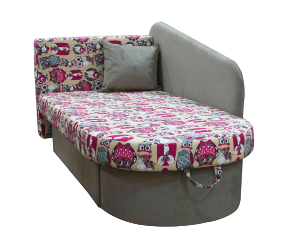 Диван-кровать "Лидер 1" Birds/ Cabrio 22 /Правая