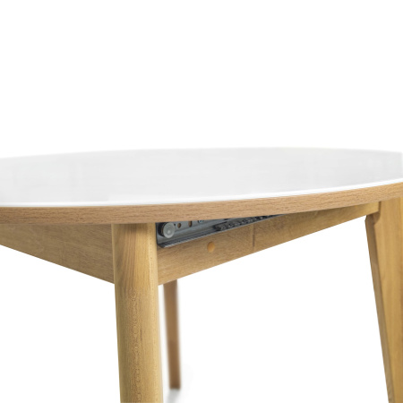 Стол Марс-2 белый/морилка