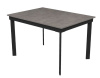 Стол Хилтон 1200(2035)*800 Бетонный камень/Черный