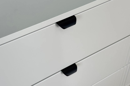 Комод Рич кашемир/фрапучино матовый/черный