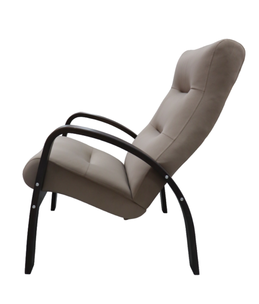 Кресло "ЛАДОГА-2" ткань Фреш 04,бежевый / Орех 