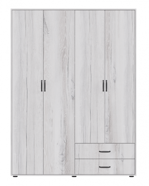 Монреаль Шкаф 4дв Дуб канадский