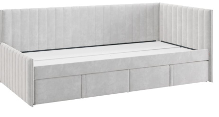 Кровать Твикс (Тахта)  с ящиками 90х200 галька