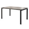 Стол Ареа,1400(+400)*800, металл Графит+пластик (LEMARK 0435)
