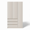 Шкаф Лофт 3дв+3ящ 1200х520х2100 Кашемир