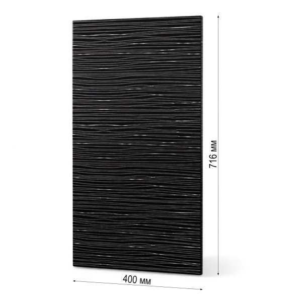 Фасад  ЧЕРНЫЙ СТРАЙП 400