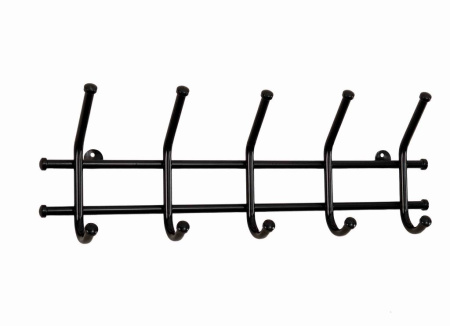 Вешалка "Норма 5" 480*80*165 Черный