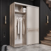 Шкаф-купе Крафт-10 дуб смоки/кашемир