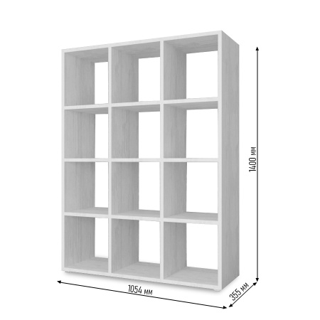 КОРИНН Стеллаж 3 Х 4 ячейки