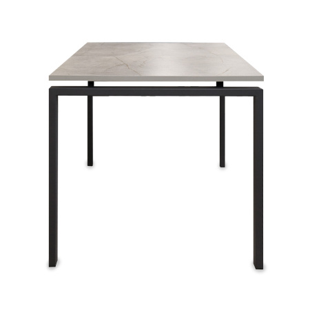 Стол Ареа,1400(+400)*800, металл Графит+пластик (LEMARK 0435)